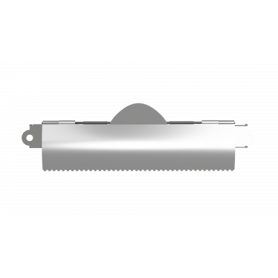 110 mm Silver Teeth Clip